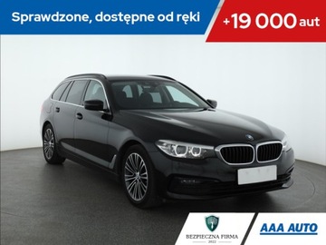 BMW Seria 5 G30-G31 Touring 518d 150KM 2018 BMW 5 518d, Salon Polska, Serwis ASO, Automat