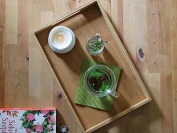 БАМБУКОВЫЙ ПОДНОС ДЛЯ ЗАВТРАКА ДЕРЕВЯННЫЙ ПОДДОН 38x25 ПРЯМОУГОЛЬНЫЙ