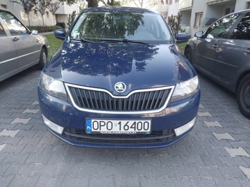 SKODA RAPID KOMPLETNY PRZÓD LF5A MASKA LAMPY ZDERZAK PAS BŁOTNIK ITP.