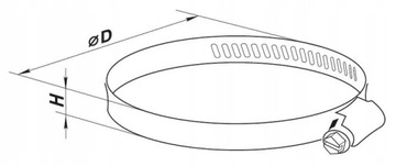 ЗАЖИМ КАНАЛЬНЫЙ ЗАЖИМЫ ДЛЯ ГИБКИХ ТРУБ 60–165 мм МЕТАЛЛ
