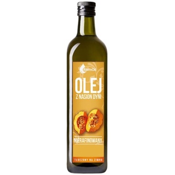 Olej z pestek dyni zimnotłoczony 1000 ml