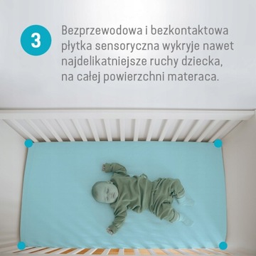 Niania elektroniczna z kamerą video i czujnikiem ruchu AC25 Angelcare