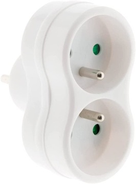 Zenitech 190846 Rozdzielacz 2 x 16A Rozgałęźnik