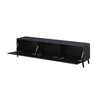 Szafka RTV NOVA 186x40x48 granat mat