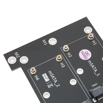Карта адаптера Dual MSATA SSD на Dual SATA3, преобразователь скорости быстрого чтения Comp