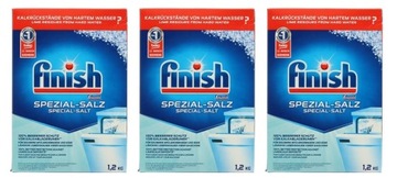 Finish Sól do Zmywarek Zestaw 3x1,2kg NIEMCY