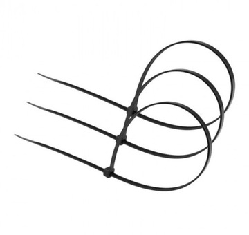 OPASKA ZACISKOWA KABLOWA TRYTYTKA 3,6MM X 350MM 100SZT. OK-36350B CZARNA