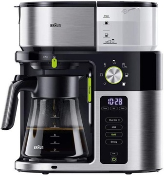 Ekspres przelewowy Braun KF 9050 1,5 l srebrny/szary