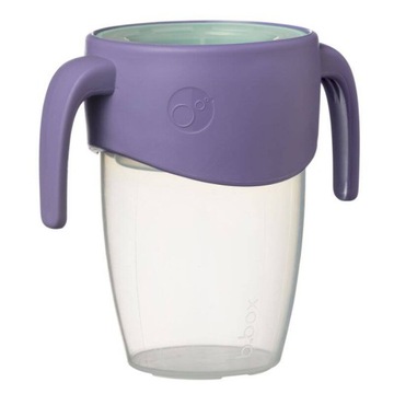 B.box Бутылка для воды 240 мл с трубочкой + чашка 360 Набор для обучения питью для детей