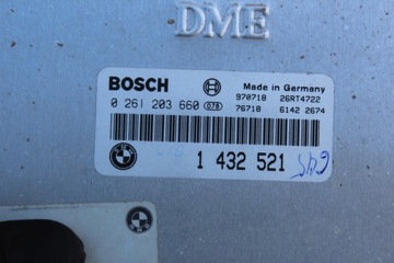 7804/36 JEDNOTKA ŘÍZENÍ MOTORU BMW 0261203660 1432521