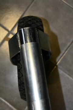 Koło podporowe 48 mm z oponą PU 260x85mm metalowa felga 200kg POLIURETANOWA