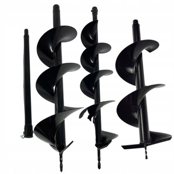 БЕНЗИНОВЫЙ ШНЕК ДЛЯ ПОЧВЫ БУРА 3x БУРА + УДЛИНИТЕЛЬ