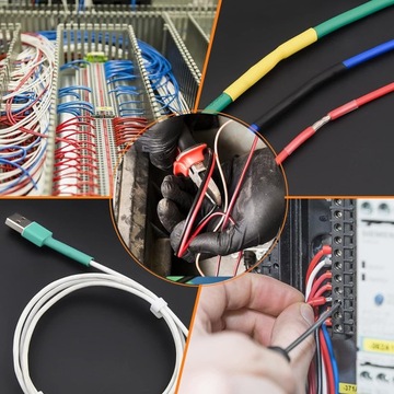 Термоусадочные трубки комплект трубок СОЕДИНИТЕЛИ 580шт Комплект термоусадочных шлангов