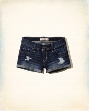 spodenki szorty Hollister Abercrombie 00 W23 XXS