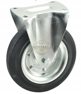 KOŁO STAŁE METAL-GUMA 160mm W OBUDOWIE STAŁEJ