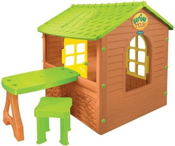 САДОВЫЙ ДОМИК ДЛЯ ДЕТЕЙ СО СТОЛОМ И Табуреткой MOCHTOYS Polish