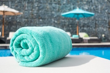 Полотенце гостиничное плотное LUXURY хлопок 50х100 БЕЖЕВЫЙ