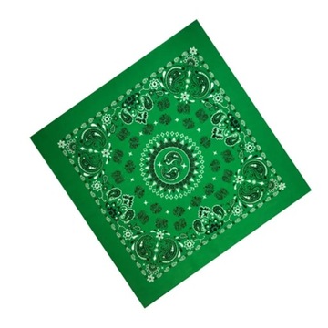 100% Cotton Double Paisley Punk Hip Hop Headwear Kerchief Bandanas Foulard