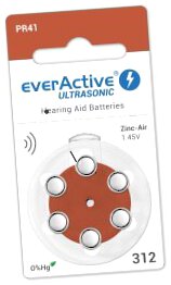 30x everActive ULTRASONIC 312 baterie WYTRZYMAŁE