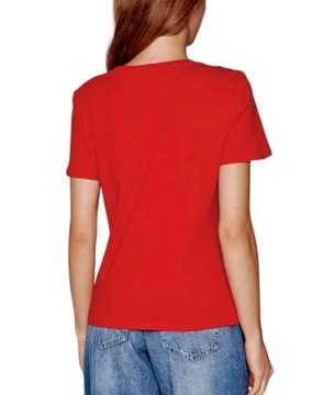 Tommy Hilfiger T-shirt damski TJW SOFT JERSEY TEE DW0DW14616 czerwony XS