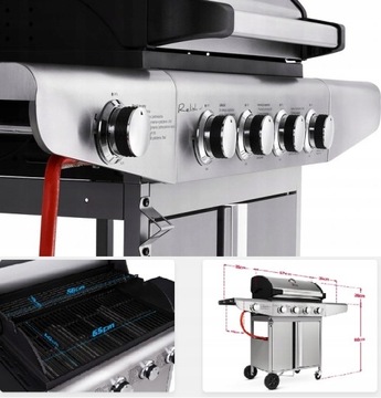 Koler Relish v1 серебряный газовый гриль