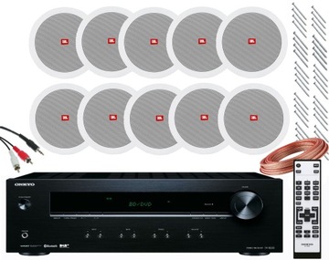 GŁOŚNIKI SUFITOWE JBL ONKYO ZESTAW NAGŁOŚNIENIA BT