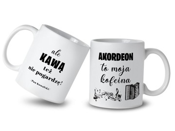 Kubek dla nauczyciela akordeonu Dzień nauczyciela,