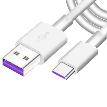 KABEL USB DO USB-C TYP C SUPERCHARGE 5A 100CM