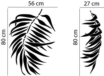 МНОГОРАЗОВЫЕ ШАБЛОНЫ ДЛЯ КАРТИН ПАЛЬМОВЫЕ ЛИСТЬЯ 3