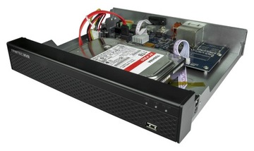 Monitoring cyfrowy IP 4 kamery 4Mpx PoE wbudowany mikrofon online bez dysku