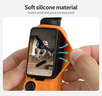 СИЛИКОНОВЫЙ ПРОТИВОЗАЩИТНЫЙ ЧЕХОЛ ДЛЯ DJI OSMO POCKET 3