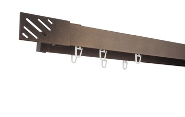 KARNISZ SZYNA ALUMINIOWA SUFITOWA PODWÓJNA 570 cm
