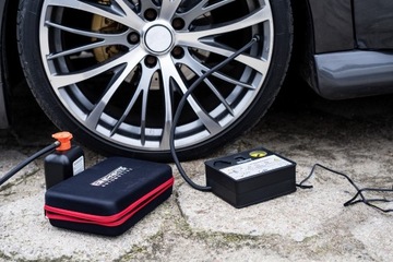 КОМПЛЕКТ ДЛЯ БЫСТРОГО РЕМОНТА КОЛЕСНЫХ ШИН ГЕРМЕТИК 450мл КОМПРЕССОР