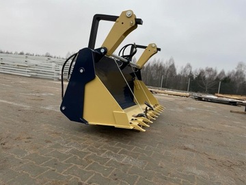 Łyżka budowlana 6w1 CAT manitou widły do palet