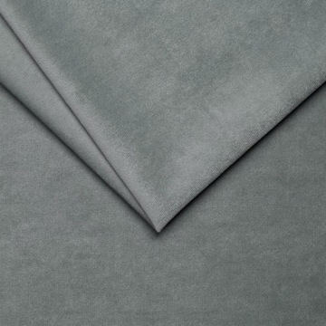 TKANINA SWING 17 GREY SZARY ZASŁONA VELVET WELUR MATERIAŁ OBICIOWY SZYCIE