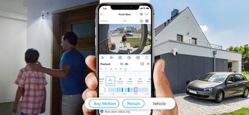 Reolink E1 Outdoor POE 8MP Wi-Fi камера белая + КАРТА GOODRAM 256 ГБ