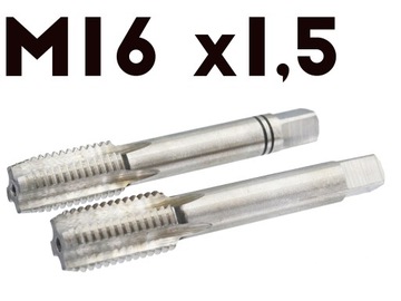GWINTOWNIK RĘCZNY DROBNOZWOJNY M16 x1,5mm 2szt