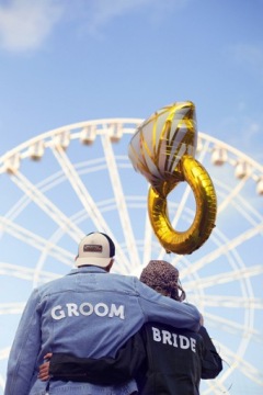 GROOM Слип для одежды жениха 30x6 см