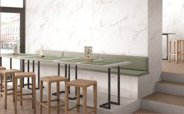 БЕЛАЯ МРАМОРНАЯ ГЛЯНЦЕВАЯ НАПОЛЬНАЯ НАСТЕННАЯ ПЛИТКА ДЛЯ ВАННОЙ 60X120 GAT1