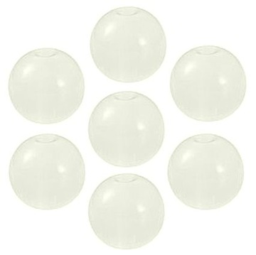 NOWE MLECZNE KORALIKI 8mm 50szt WYSOKA JAKOŚĆ KULKI DO BRANSOLETEK SZKŁO