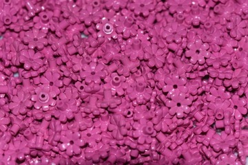LEGO 32606 dark pink c. różowy kwiatek 1x1 50szt