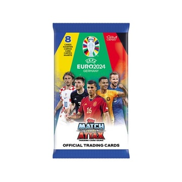 EURO 2024 GERMANY KARTY TOOPS MATCH ATTAX - SASZETKA 8 KART