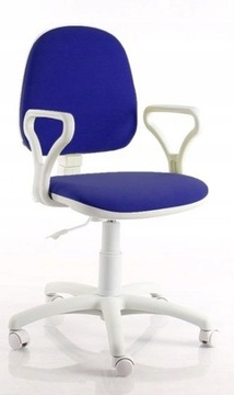Fotel obrotowy REGAL white GTP granatowy Nowy Styl