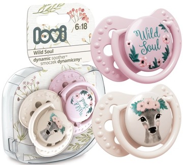 LOVI SMOCZEK USPOKAJAJĄCY WILD SOUL 6-18m 2szt.
