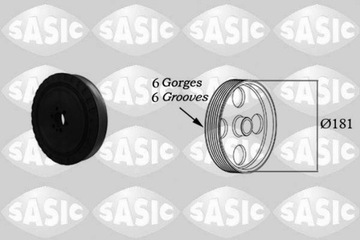 2156039 SASIC KOLO ŘEMENICE KLIKOVÉ HŘÍDELE ALFA ROMEO 159 00-