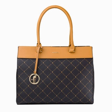 Сумка-шоппер Puccini Monogram BLXP0040 коричневая