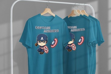 KOSZULKA T-SHIRT CAPTAIN AMERICA MARVEL 3XL JAKOŚĆ