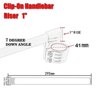 Руль с клипонами 37 мм Enduro-Max черный