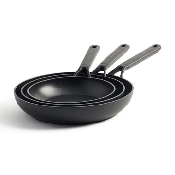KitchenAid zestaw 3 patelni ceramicznych 3w1 nieprzywierające + indukcja