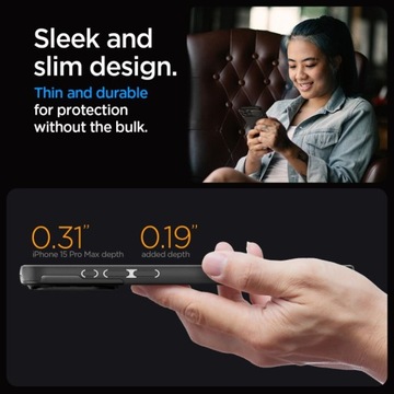 НАКЛАДКА НА ЧЕХОЛ SPIGEN OPTIK ARMOR MAG MAGSAFE IPHONE 15 Pro Max